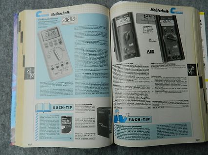 Produktseite eines digitalen Multimeters