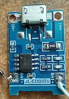 Ladeelektronik Modul mit Micro-USB Anschluss