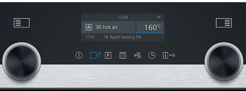 Display eines Heißluftföhns oder einer Reworkstation