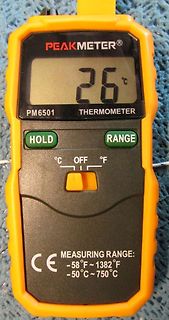 Digitales Thermometer Peakmeter PM6501