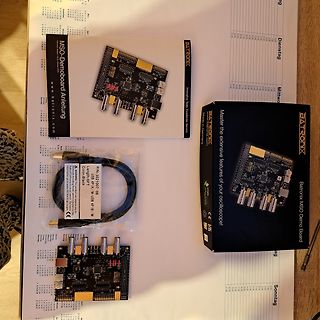 Batronix MSO Demo Board, Anleitung und USB-Kabel