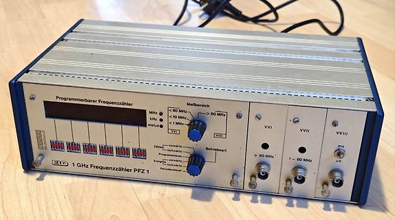 Programmierbarer Frequenzzähler PFZ 1