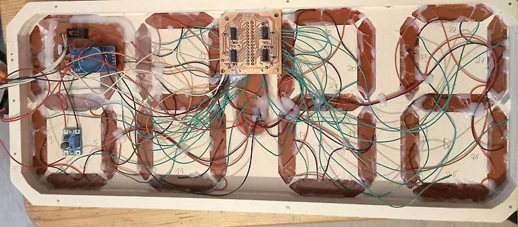 Freie Verdrahtung eines 7-Segment-Displays mit Mikrocontroller