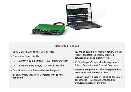 Produktpräsentation USB 3.2 Mixed Signal Oszilloskope