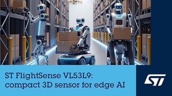 Werbebild für ST FlightSense VL53L9 Sensor