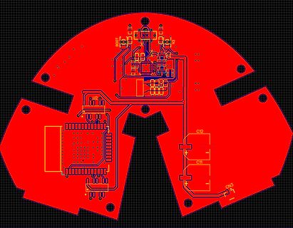 PCB-Layout einer Leiterplatte