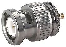 BNC-Stecker oder Koaxial-Adapter
