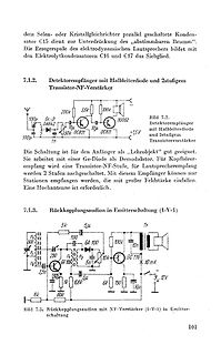 Schaltpläne von Detektorempfängern und Rückkopplungsaudion