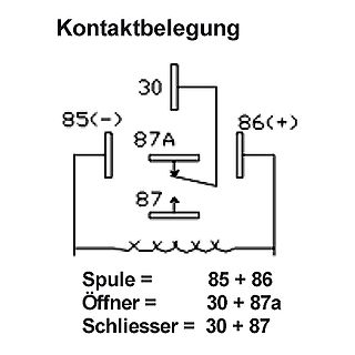 Schaltplan eines Relais
