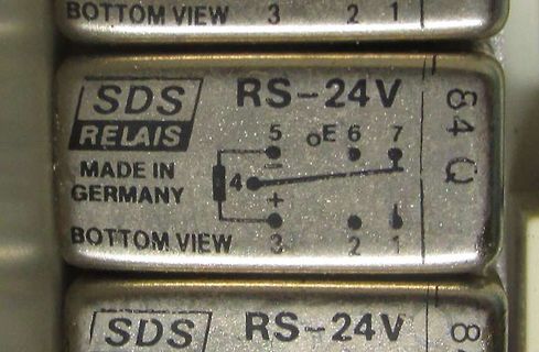 SDS RS-24V Relais Detailaufnahme