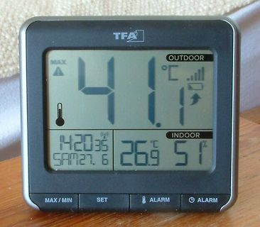 Digitales Thermo-Hygrometer Display