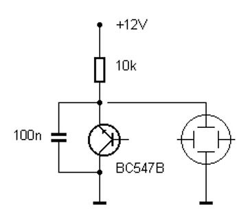 Schaltplan mit Transistor und MOSFET