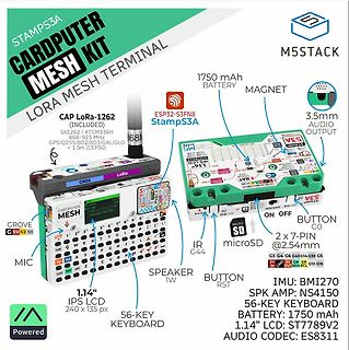 Produktgrafik M5Stack Cardputer LoRa Mesh Kit