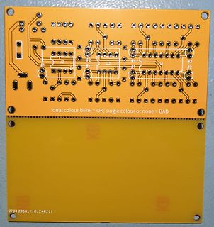 Leiterplatte mit Bestückungsdruck