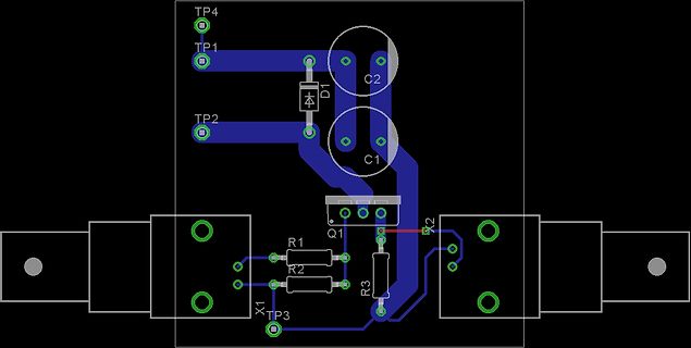 PCB-Layout einer Leiterplatte