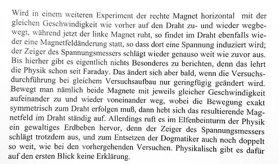 Deutscher Text über ein physikalisches Experiment