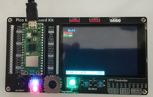 Pico Breakout Board Kit mit Display und Raspberry Pi Pico