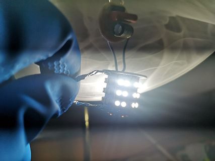 LED-Modul mit hellen Lichtpunkten