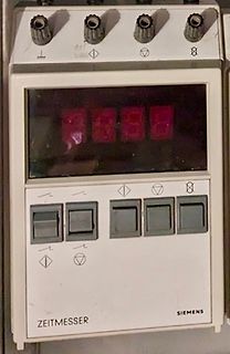Siemens Zeitmesser mit Display und Tasten