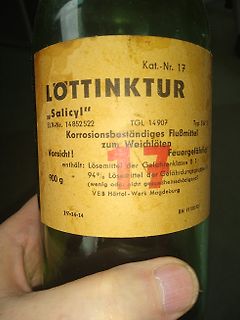 Flasche Lottinktur Salicyl