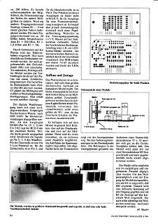 Elektronik-Projekt mit Leiterplatte und Bauteilen