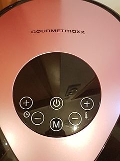 Bedienfeld eines Gourmetmaxx Geräts