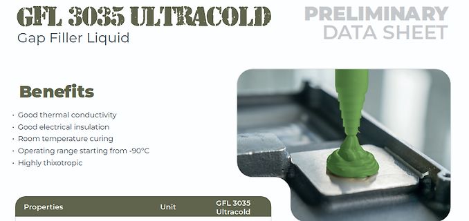 Datenblatt für GFL 3035 Ultracold Gap Filler Liquid