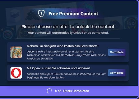 Fake Content Locker Website