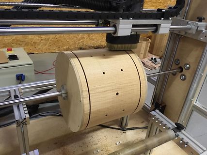 Mechanischer Aufbau einer CNC-Maschine oder eines Rotationsvorrichtung
