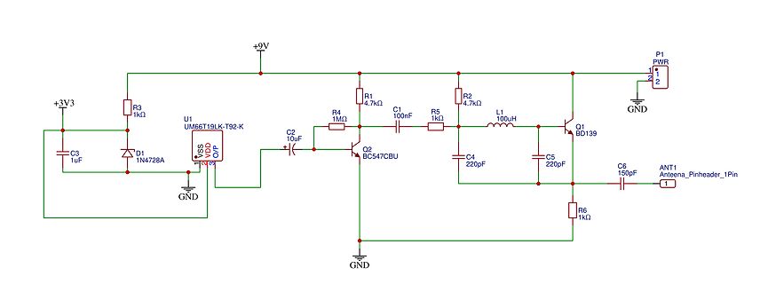 Schaltplan eines HF-Verstärkers