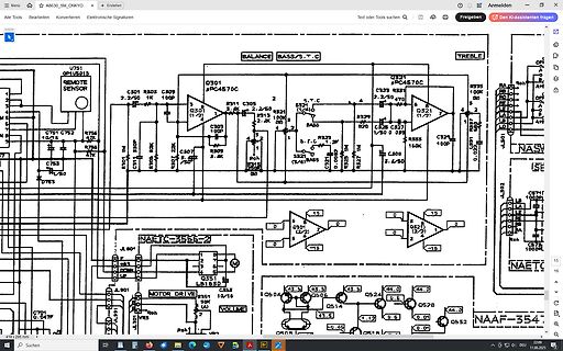 Screenshot eines elektronischen Schaltplans