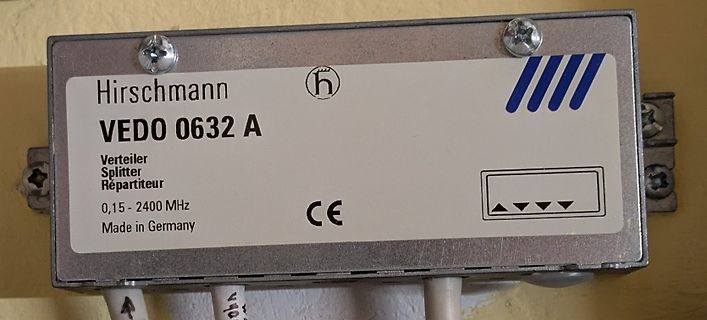 Hirschmann VEDO 0632 A Verteiler Splitter