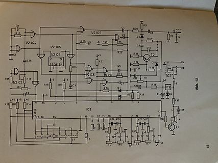 Schaltplan einer elektronischen Schaltung