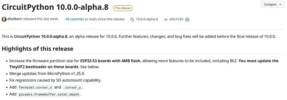 Release Notes von CircuitPython 10.0.0-alpha.8