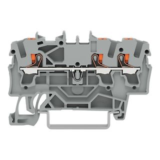 Querschnitt eines elektrischen Bauteils oder Steckers