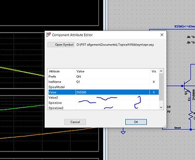 Component Attribute Editor in LTspice