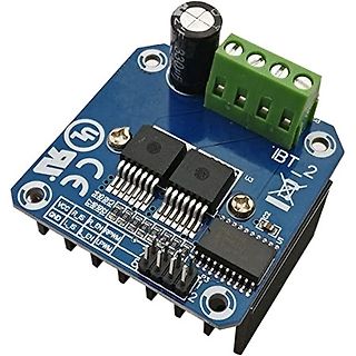 IBT_2 Motortreiber-Modul mit MOSFETs und Elektrolytkondensator