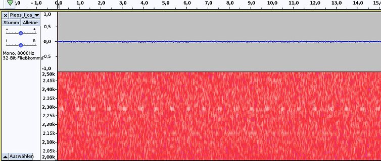 Audioschnittstelle mit Wellenformdarstellung