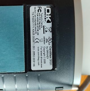 Typenschild eines CardMan 3121 Moduls