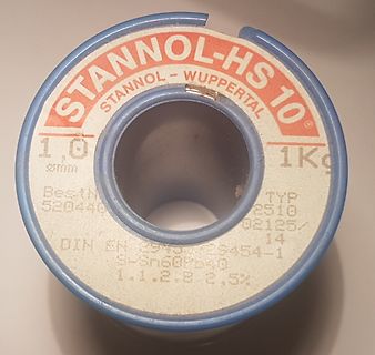 Spulenrolle Lötzinn Stannol-HS 10