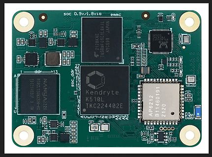 Leiterplatte mit Kendryte K510L SoC und eMMC