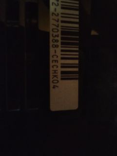 Barcode auf einem Etikett