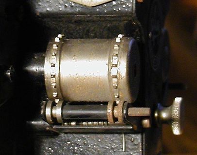 Nahaufnahme eines mechanischen Bauteils