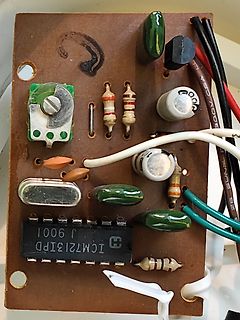 Leiterplatte mit IC und passiven Bauelementen