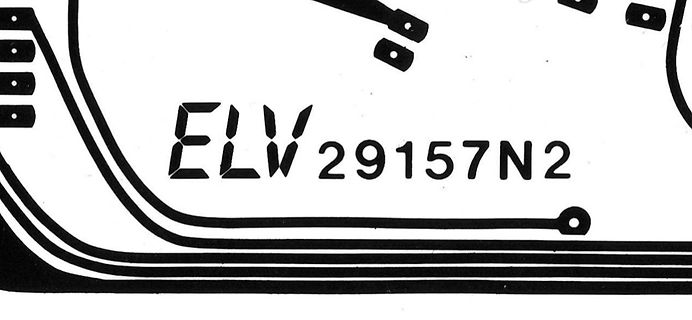 Ausschnitt eines Leiterplatten-Layouts