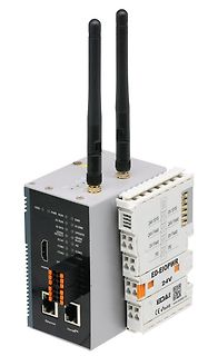 Industrieller EtherCAT-Gateway mit Antennen