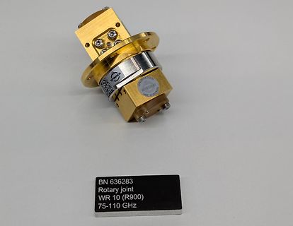 Rotary joint WR 10 (R900) 75-110 GHz