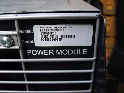 Typenschild eines Power Modules