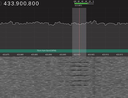 Spektrum-Analyse im 70cm Ham Band