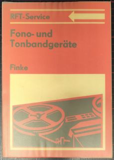 Titelblatt einer Broschüre für Tonbandgeräte